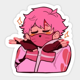 Pink Ken Sticker